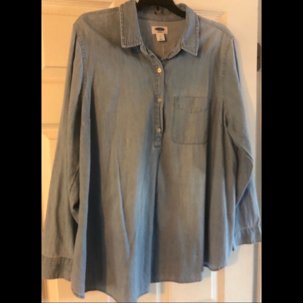 Maternity Denim Tunic